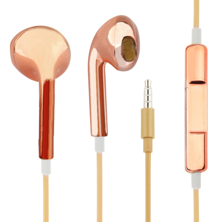 Écouteurs stéréo 3,5 mm avec fil de galvanoplastie pour téléphones Android, PC, lecteurs MP3 et ordinateurs portables